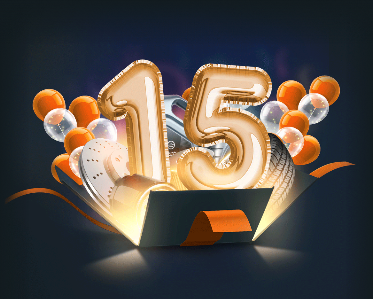 15 let úžasných nabídek
